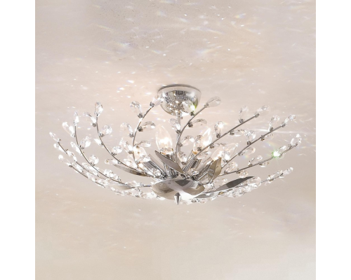 Citilux Ривьера CL311171 Люстра хрустальная Хром