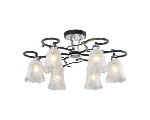 Citilux Оливия CL151161 Люстра потолочная Венге Хром