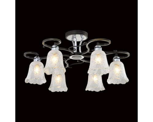 Citilux Оливия CL151161 Люстра потолочная Венге Хром