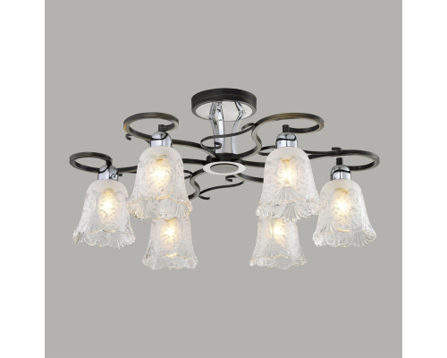 Citilux Оливия CL151161 Люстра потолочная Венге Хром