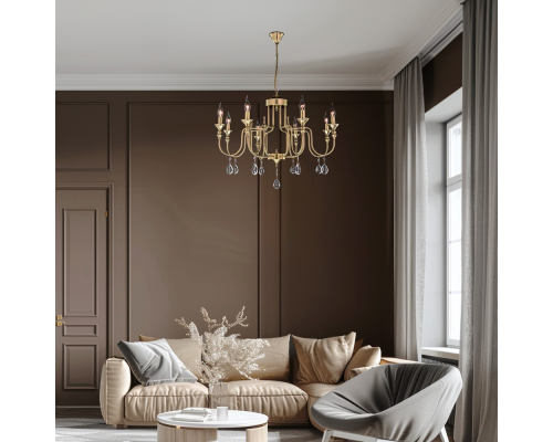 Citilux Рига CL437183 Люстра подвесная Бронза