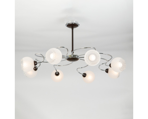 Citilux Одиссей CL130181 Люстра на штанге Венге Хром