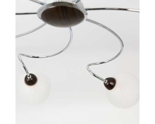 Citilux Одиссей CL130181 Люстра на штанге Венге Хром