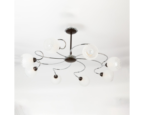 Citilux Одиссей CL130181 Люстра на штанге Венге Хром