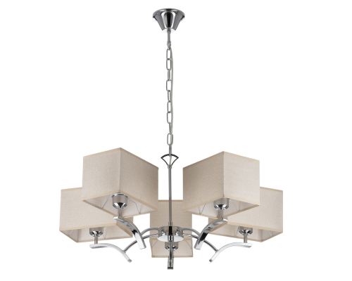Citilux Эвора Квадро CL460251 Люстра с бежевыми абажурами