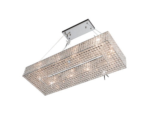 Citilux Арена CL319201 Люстра хрустальная подвесная Хром