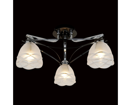 Citilux Сандра CL147131 Люстра потолочная Чёрный Хром