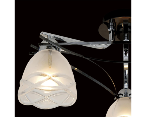 Citilux Сандра CL147131 Люстра потолочная Чёрный Хром