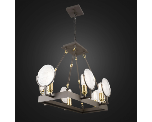 Citilux Тесла CL445261 Люстра подвесная Венге