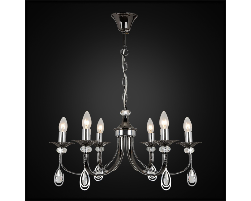 Citilux Оксфорд CL417161 Люстра подвесная Чёрный Хром