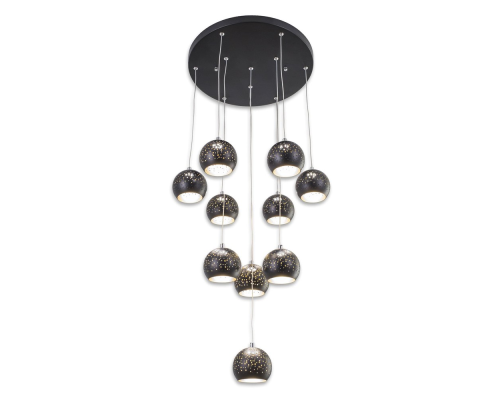 Citilux Деко CL504112 Люстра каскадная светодиодная Чёрная