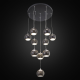 Citilux Деко CL504112 Люстра каскадная светодиодная Чёрная