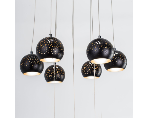 Citilux Деко CL504112 Люстра каскадная светодиодная Чёрная