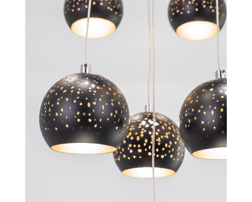 Citilux Деко CL504112 Люстра каскадная светодиодная Чёрная