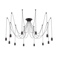 Citilux Эдисон CL451122 Люстра паук Венге