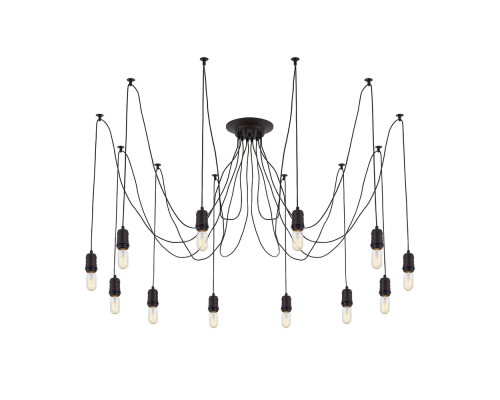 Citilux Эдисон CL451122 Люстра паук Венге