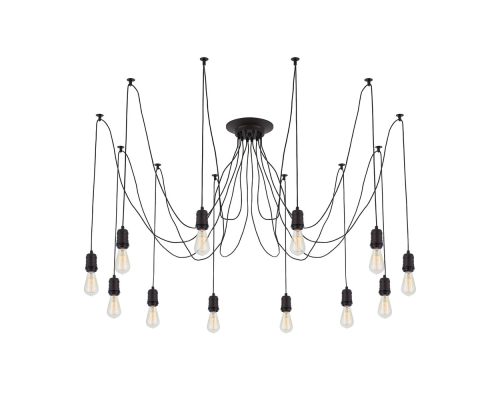 Citilux Эдисон CL451122 Люстра паук Венге