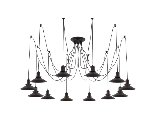 Citilux Эдисон CL451122 Люстра паук Венге