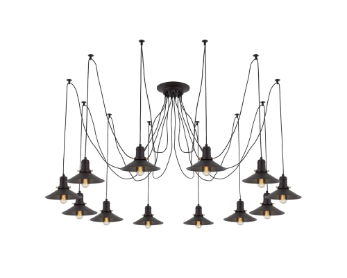 Citilux Эдисон CL451122 Люстра паук Венге