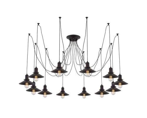 Citilux Эдисон CL451122 Люстра паук Венге