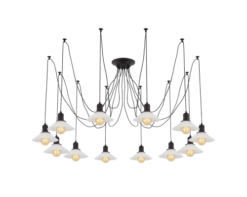 Citilux Эдисон CL451122 Люстра паук Венге