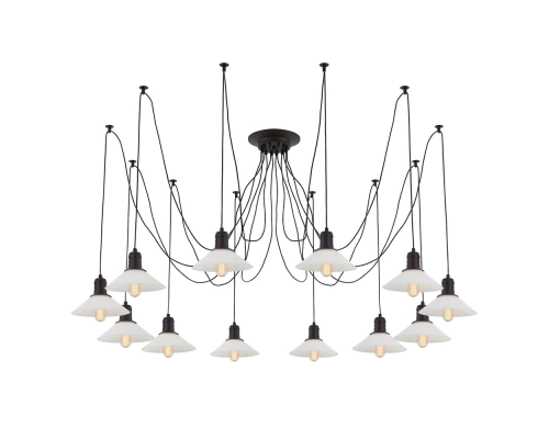 Citilux Эдисон CL451122 Люстра паук Венге