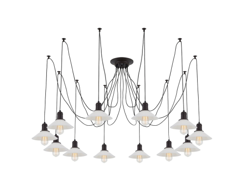 Citilux Эдисон CL451122 Люстра паук Венге