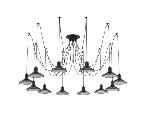 Citilux Эдисон CL451122 Люстра паук Венге