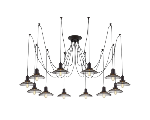 Citilux Эдисон CL451122 Люстра паук Венге