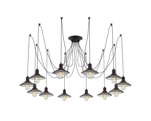 Citilux Эдисон CL451122 Люстра паук Венге