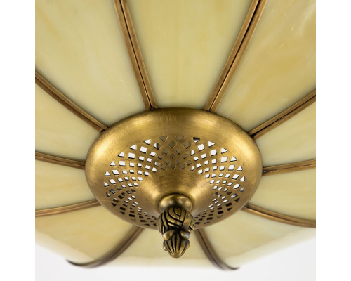 Citilux Шербург-1 CL440141 Люстра витражная потолочная Бронза