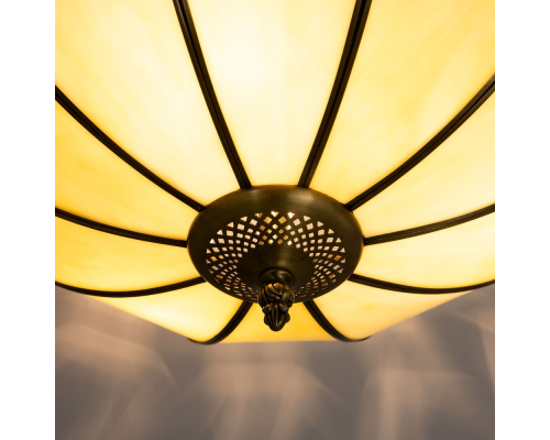 Citilux Шербург-1 CL440141 Люстра витражная потолочная Бронза