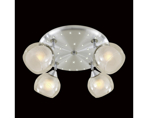 Citilux Самба CL158142 Люстра с поворотными плафонами Алюминий Хром