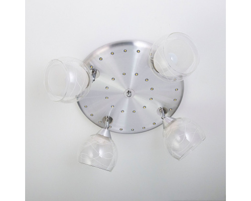 Citilux Самба CL158142 Люстра с поворотными плафонами Алюминий Хром