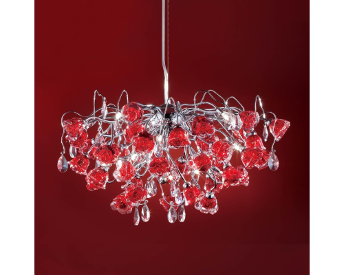 Eletto Rosa EL325P15.2 Люстра подвесная Хром