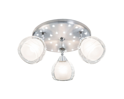 Citilux Самба CL158132 Люстра с поворотными плафонами Алюминий Хром