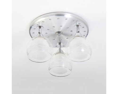 Citilux Самба CL158132 Люстра с поворотными плафонами Алюминий Хром