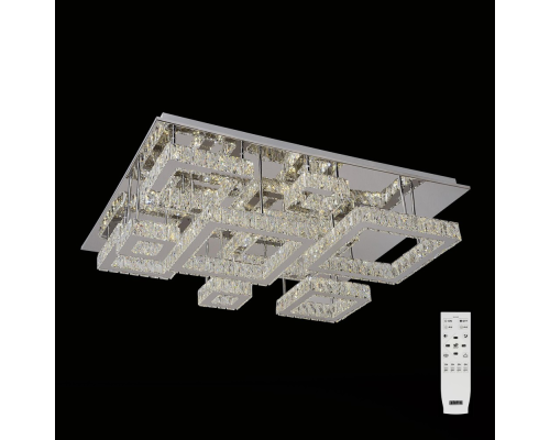Eletto Cubista EL332C130.1 LED Люстра хрустальная с пультом Хром
