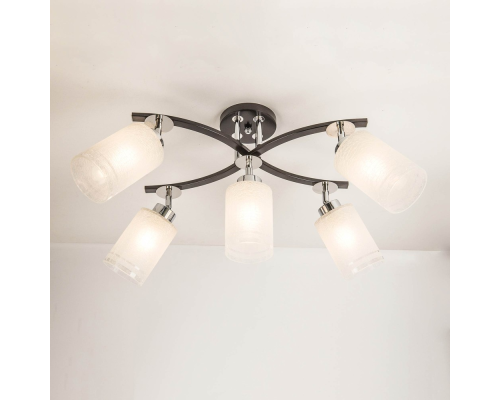 Citilux Фортуна CL156151 Люстра с поворотными плафонами Венге Хром