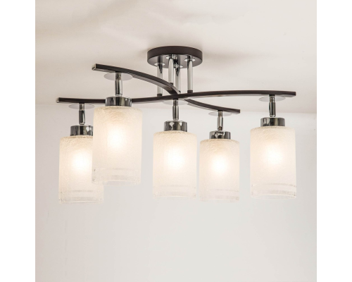 Citilux Фортуна CL156151 Люстра с поворотными плафонами Венге Хром