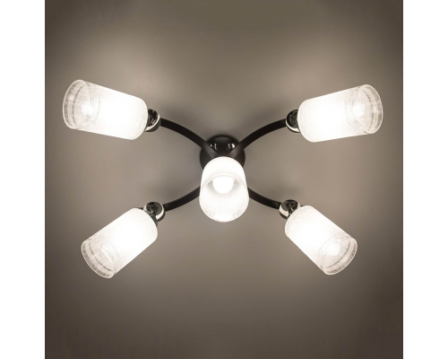 Citilux Фортуна CL156151 Люстра с поворотными плафонами Венге Хром