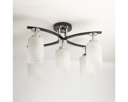 Citilux Фортуна CL156151 Люстра с поворотными плафонами Венге Хром