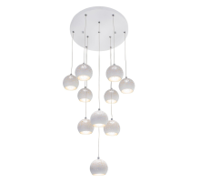 Citilux Деко CL504110 Люстра каскадная светодиодная Белая