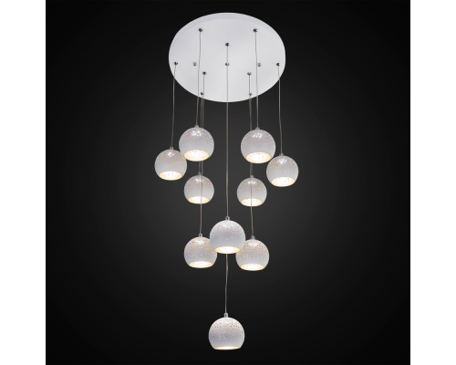 Citilux Деко CL504110 Люстра каскадная светодиодная Белая