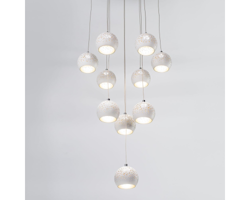 Citilux Деко CL504110 Люстра каскадная светодиодная Белая