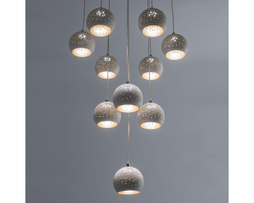 Citilux Деко CL504110 Люстра каскадная светодиодная Белая