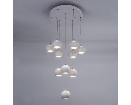 Citilux Деко CL504110 Люстра каскадная светодиодная Белая