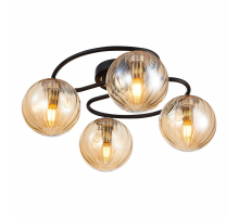 Citilux Эрни CL122145 Люстра потолочная Чёрная