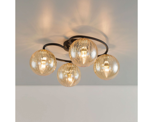 Citilux Эрни CL122145 Люстра потолочная Чёрная