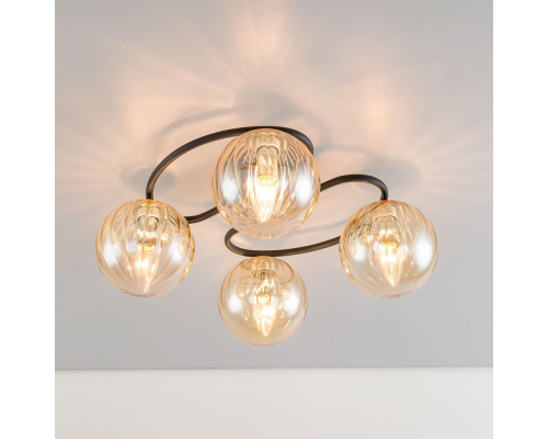 Citilux Эрни CL122145 Люстра потолочная Чёрная